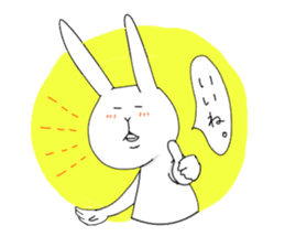 yuruyuru Rabbit sticker #697155