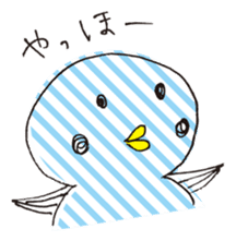 blue chick ~Japanese ver.~ sticker #697273