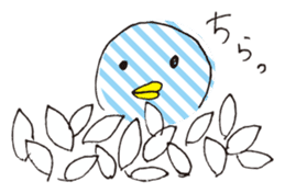 blue chick ~Japanese ver.~ sticker #697280