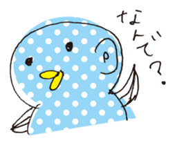 blue chick ~Japanese ver.~ sticker #697282