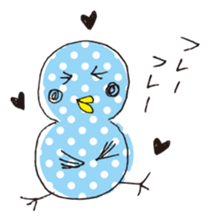 blue chick ~Japanese ver.~ sticker #697287