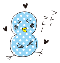 blue chick ~Japanese ver.~ sticker #697287