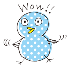 blue chick ~Japanese ver.~ sticker #697290