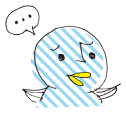 blue chick ~Japanese ver.~ sticker #697294