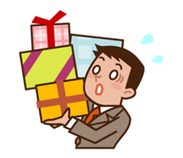 Yes! Businessman Anko. sticker #697415