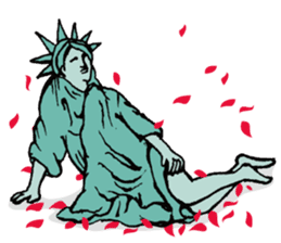 A Lady of Liberty sticker #697552