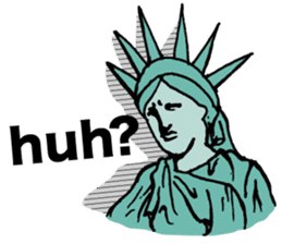 A Lady of Liberty sticker #697558