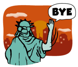 A Lady of Liberty sticker #697560