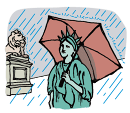 A Lady of Liberty sticker #697568