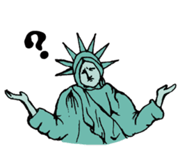 A Lady of Liberty sticker #697571