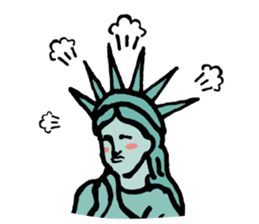 A Lady of Liberty sticker #697572