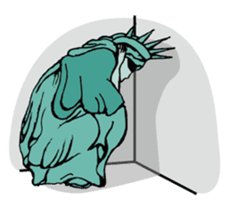 A Lady of Liberty sticker #697575