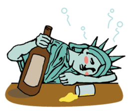 A Lady of Liberty sticker #697581