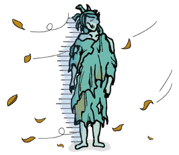 A Lady of Liberty sticker #697584