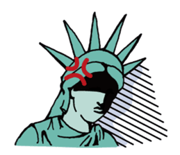 A Lady of Liberty sticker #697585