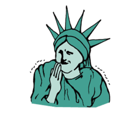 A Lady of Liberty sticker #697586