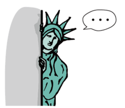 A Lady of Liberty sticker #697587
