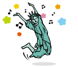 A Lady of Liberty sticker #697588