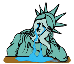 A Lady of Liberty sticker #697589