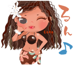 Chou chou [Hula and Tahitian dance] sticker #697634