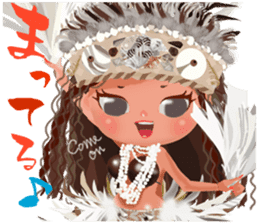 Chou chou [Hula and Tahitian dance] sticker #697640