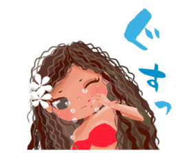 Chou chou [Hula and Tahitian dance] sticker #697652