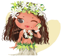 Chou chou [Hula and Tahitian dance] sticker #697653