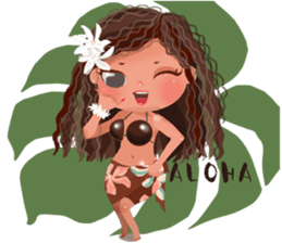 Chou chou [Hula and Tahitian dance] sticker #697654