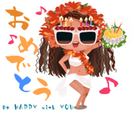Chou chou [Hula and Tahitian dance] sticker #697663