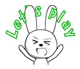 10th edition white rabbit expressive sticker #698111