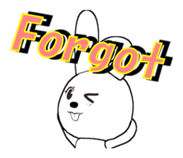 10th edition white rabbit expressive sticker #698113