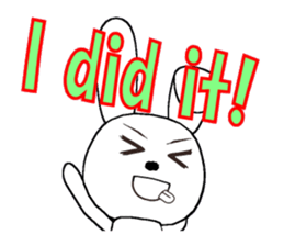 10th edition white rabbit expressive sticker #698114