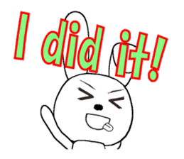 10th edition white rabbit expressive sticker #698114