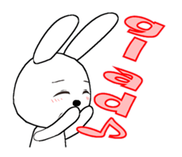 10th edition white rabbit expressive sticker #698115
