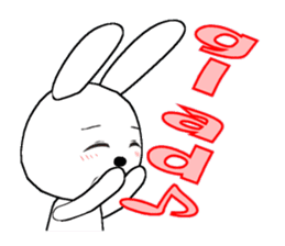 10th edition white rabbit expressive sticker #698115