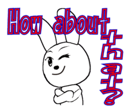 10th edition white rabbit expressive sticker #698117