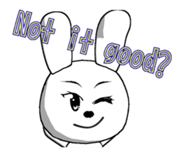 10th edition white rabbit expressive sticker #698118