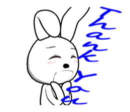 10th edition white rabbit expressive sticker #698119