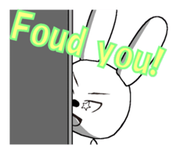 10th edition white rabbit expressive sticker #698120