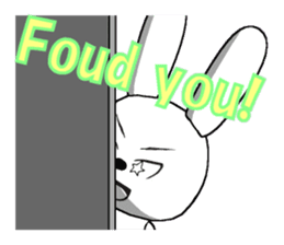 10th edition white rabbit expressive sticker #698120