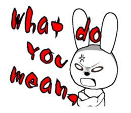 10th edition white rabbit expressive sticker #698124