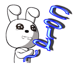 10th edition white rabbit expressive sticker #698125