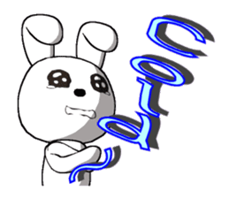 10th edition white rabbit expressive sticker #698125