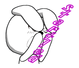 10th edition white rabbit expressive sticker #698129