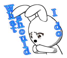 10th edition white rabbit expressive sticker #698134