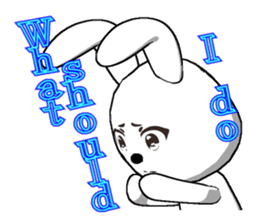 10th edition white rabbit expressive sticker #698134