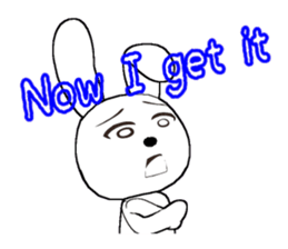 10th edition white rabbit expressive sticker #698135