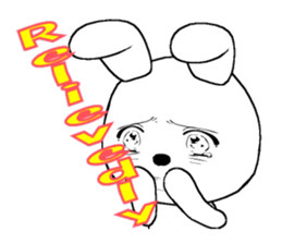 10th edition white rabbit expressive sticker #698137