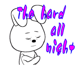 10th edition white rabbit expressive sticker #698138