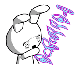 10th edition white rabbit expressive sticker #698139